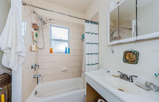 41 W Boyer St, Tarpon Springs, FL 34689 - full bathroom featuring shower / bath combination with curtain and vanity
