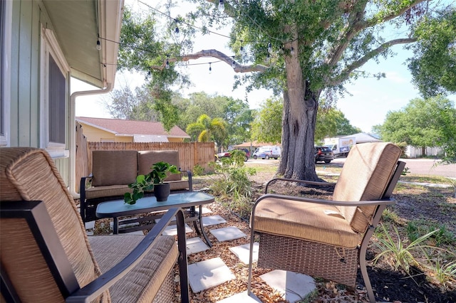 506 Summerwood Ct, Tarpon Springs, FL 34689 - view of patio with an outdoor hangout area