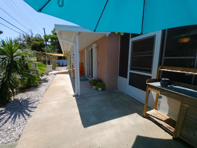 view of patio