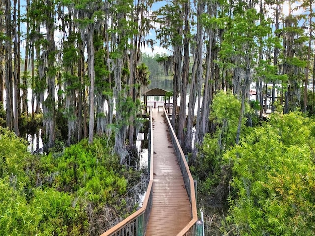 view of property's community featuring a gazebo