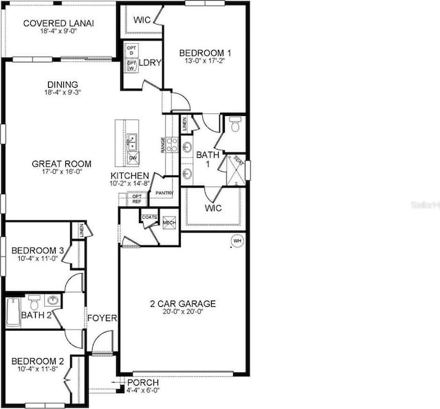 7763 Wheat Stone Dr, Zephyrhills, FL 33540 - plan