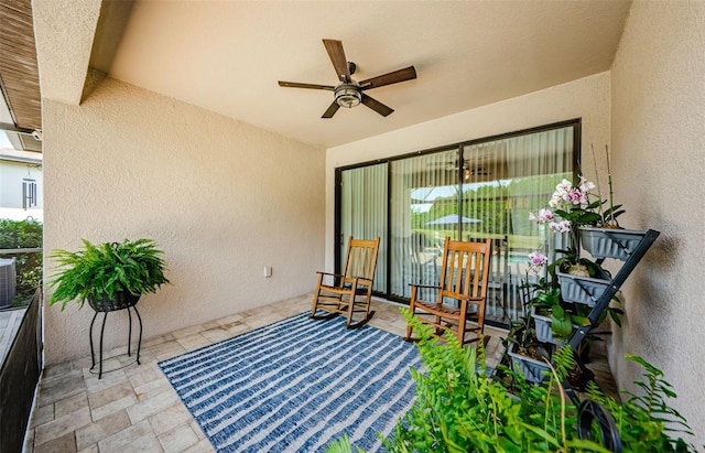2653 Longleaf Pine Pt, New Port Richey, FL 34655 - patio / terrace with ceiling fan