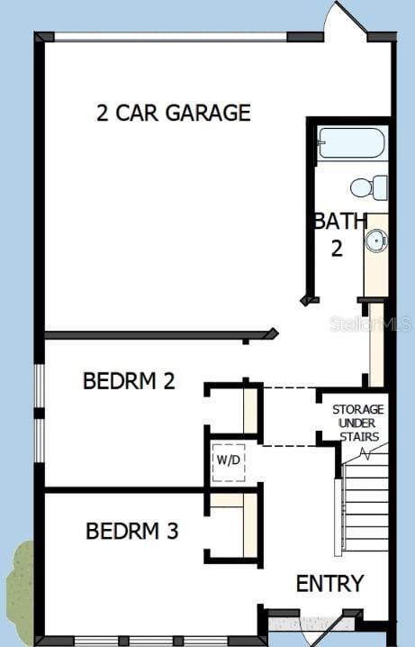 4717 W Mccoy St Unit 2, Tampa, FL 33616 - home floor plan