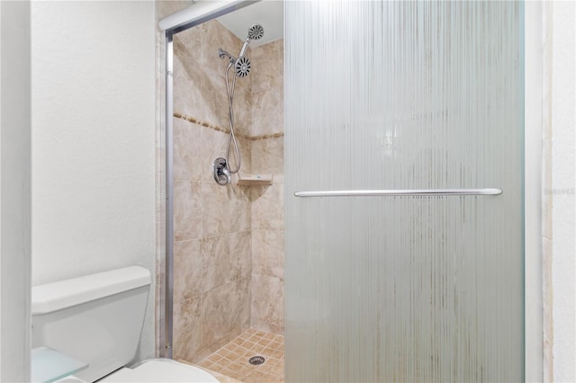 445 Hamden Dr Unit 502, Clearwater Beach, FL 33767 - bathroom with a stall shower and toilet