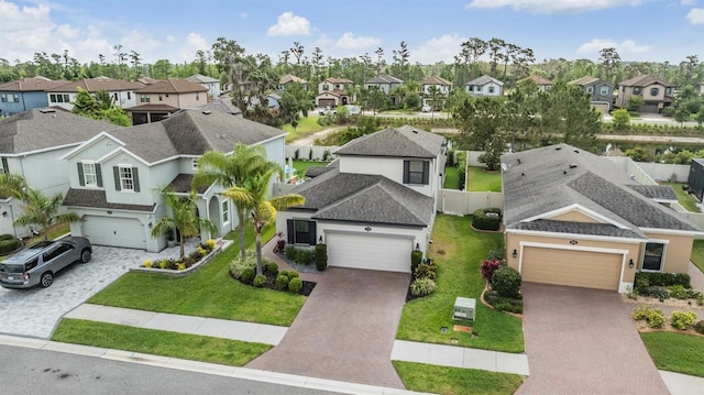 birds eye view of property featuring a residential view