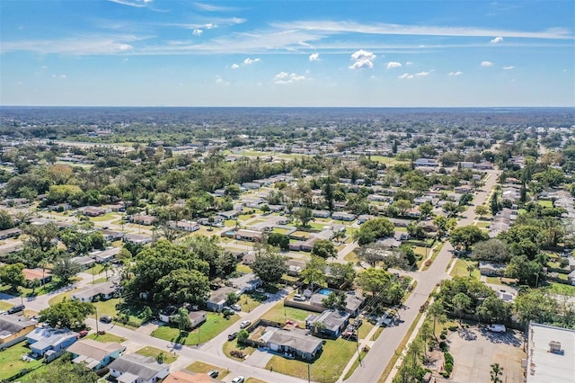 bird's eye view featuring a residential view