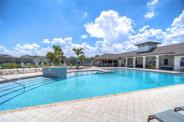 5208 Dandelion St, Apollo Beach, FL 33572 - community pool featuring fence and a patio area