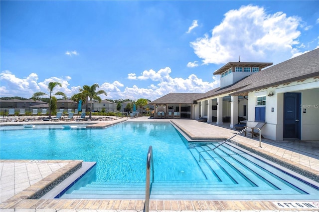 5208 Dandelion St, Apollo Beach, FL 33572 - community pool with a patio area