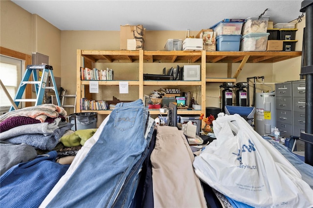 storage with electric water heater