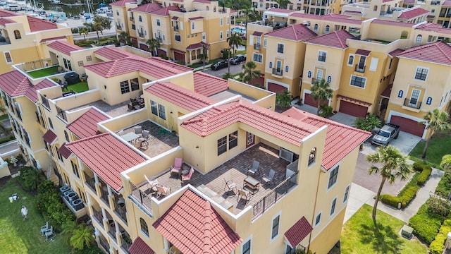 drone / aerial view