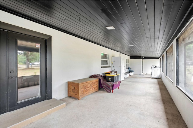 36601 Roberts Rd, Dade City, FL 33525 - sunroom with washer / clothes dryer