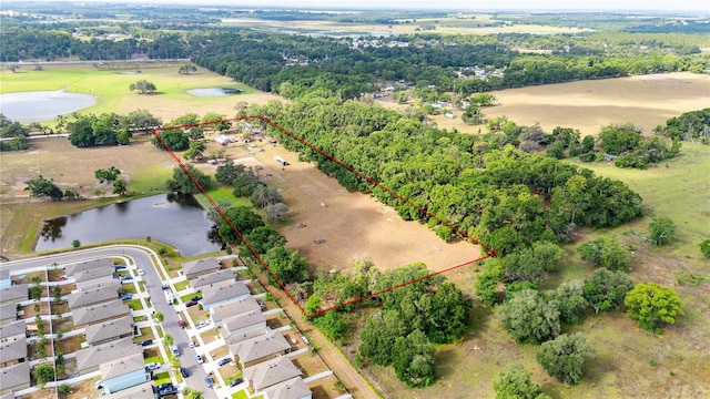 36601 Roberts Rd, Dade City, FL 33525 - aerial view with a water view and a residential view