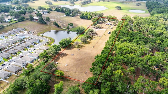 36601 Roberts Rd, Dade City, FL 33525 - aerial view with a residential view and a water view