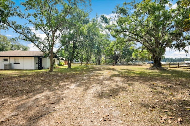 36601 Roberts Rd, Dade City, FL 33525 - view of yard with fence and central AC