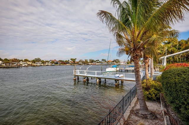2487 W Bay Isle Dr SE, Saint Petersburg, FL 33705 - dock area with a water view