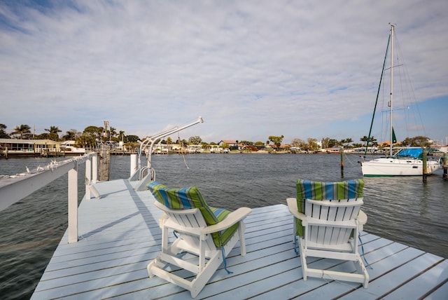 2487 W Bay Isle Dr SE, Saint Petersburg, FL 33705 - view of dock featuring a water view