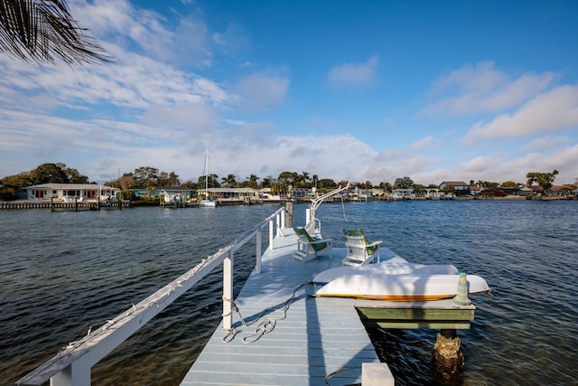 2487 W Bay Isle Dr SE, Saint Petersburg, FL 33705 - dock area featuring a water view