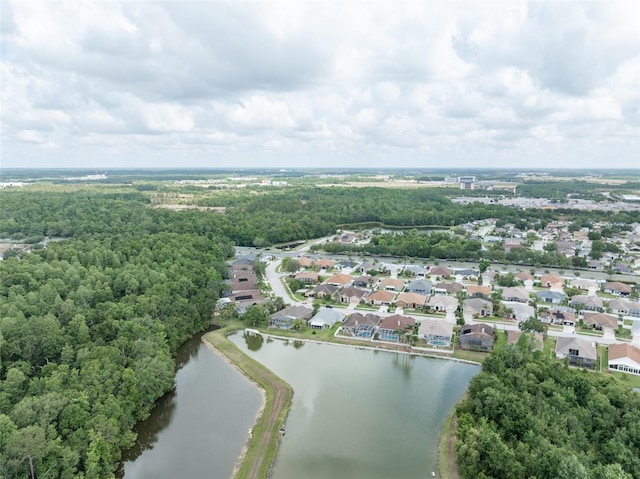 29542 Forest Glen Dr, Wesley Chapel, FL 33543 - drone / aerial view with a water view