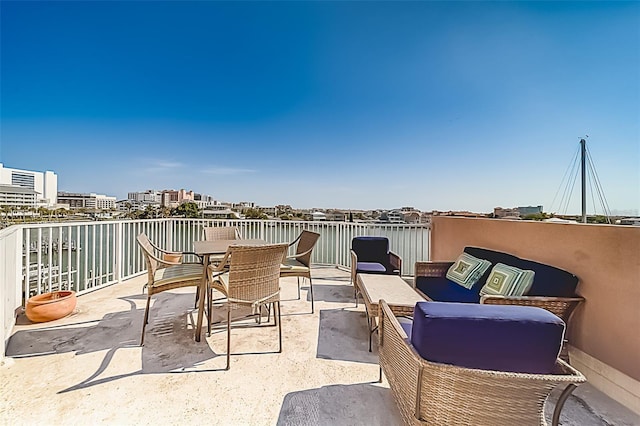 620 Bayway Blvd Unit 1, Clearwater, FL 33767 - view of patio featuring outdoor dining area