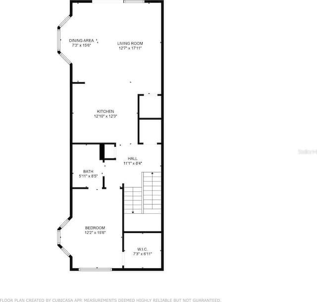 620 Bayway Blvd Unit 1, Clearwater, FL 33767 - floor plan