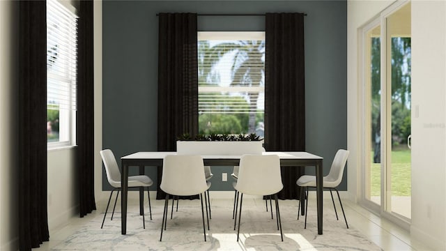 12062 Violet Jasper Dr, Parrish, FL 34219 - dining room with a healthy amount of sunlight