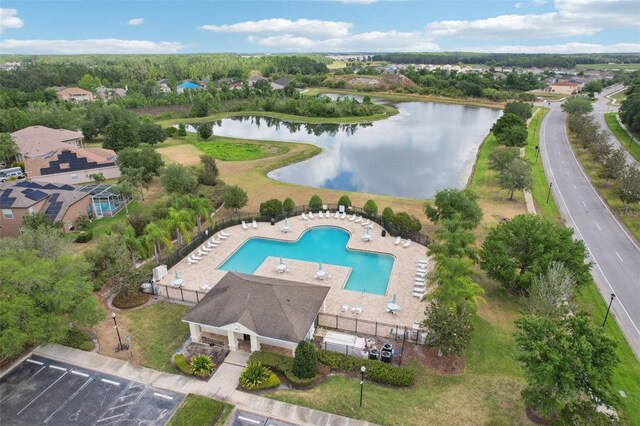 20254 Ravens End Dr, Tampa, FL 33647 - bird's eye view featuring a water view