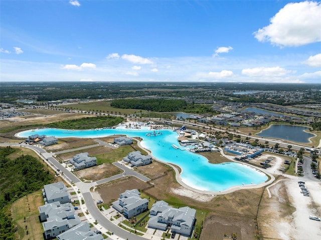 31970 Blue Passing Loop, Wesley Chapel, FL 33545 - drone / aerial view of a nearby body of water and a pool area