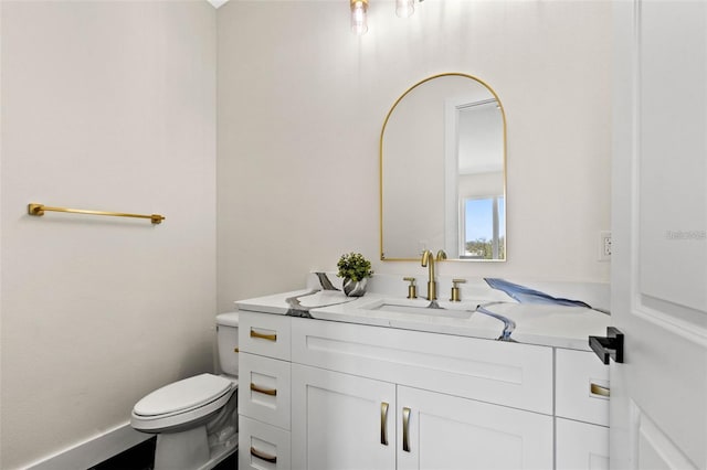 121 E Warren Ave Unit 1, Tampa, FL 33602 - half bath featuring vanity and toilet