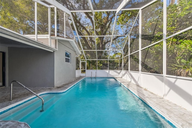 2042 Craft Ln, Sarasota, FL 34239 - pool featuring glass enclosure