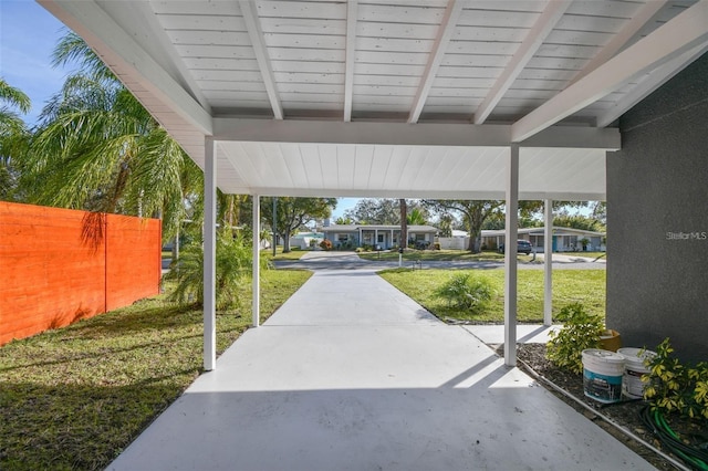 2042 Craft Ln, Sarasota, FL 34239 - view of community with a yard and fence