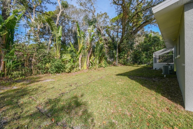 2042 Craft Ln, Sarasota, FL 34239 - view of yard featuring central air condition unit