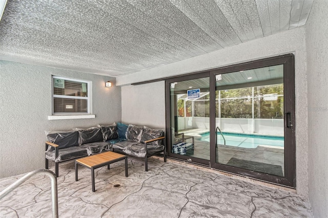 2042 Craft Ln, Sarasota, FL 34239 - view of patio / terrace with a fenced in pool