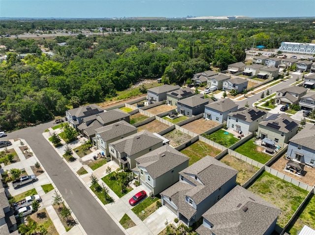 aerial view featuring a residential view