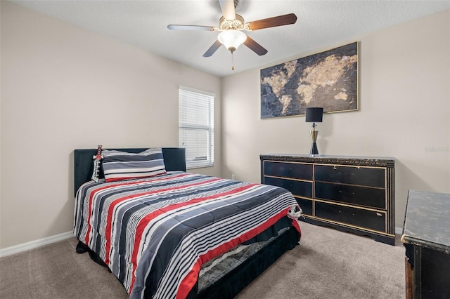 6708 Hazelnut Spice Dr, Ruskin, FL 33573 - carpeted bedroom featuring baseboards and ceiling fan