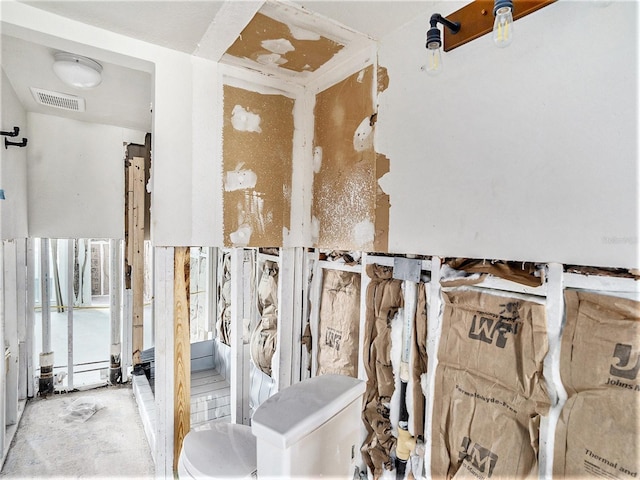 bathroom with visible vents