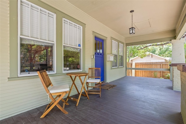 906 E Broad St, Tampa, FL 33604 - view of wooden porch