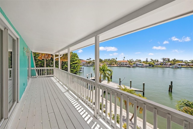 3021 Alton Dr, St Pete Beach, FL 33706 - deck featuring a water view