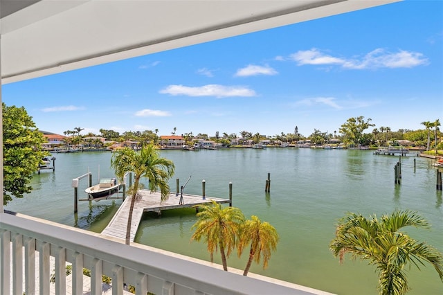3021 Alton Dr, St Pete Beach, FL 33706 - water view with a boat dock