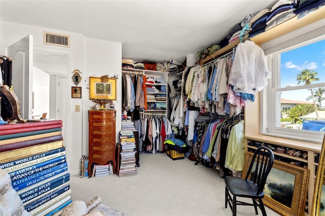 3021 Alton Dr, St Pete Beach, FL 33706 - spacious closet with carpet floors
