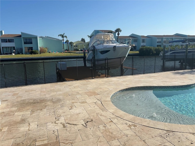 324 6th Ave, Indian Rocks Beach, FL 33785 - pool featuring fence, a residential view, and a patio area