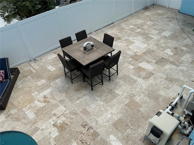324 6th Ave, Indian Rocks Beach, FL 33785 - exterior space with stone tile flooring and a decorative wall