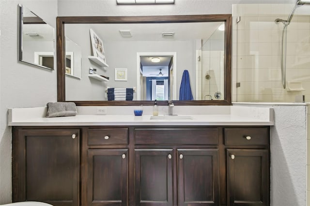 1003 Fairwaycove Ln Unit 103, Bradenton, FL 34212 - bathroom featuring a stall shower and vanity