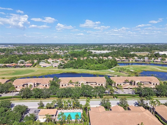 1003 Fairwaycove Ln Unit 103, Bradenton, FL 34212 - aerial perspective of suburban area with a golf club and a nearby body of water