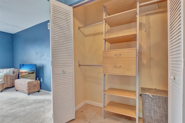 view of closet