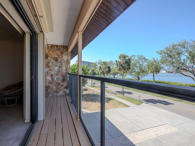 7085 Sunset Dr S Unit A, Saint Petersburg, FL 33707 - balcony with a water view