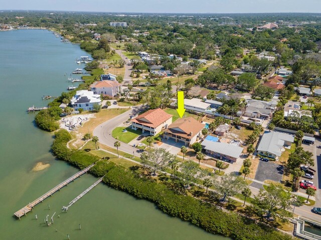 7085 Sunset Dr S Unit A, Saint Petersburg, FL 33707 - aerial view of property's location with a nearby body of water and nearby suburban area