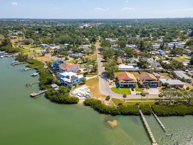 7085 Sunset Dr S Unit A, Saint Petersburg, FL 33707 - aerial perspective of suburban area featuring a large body of water