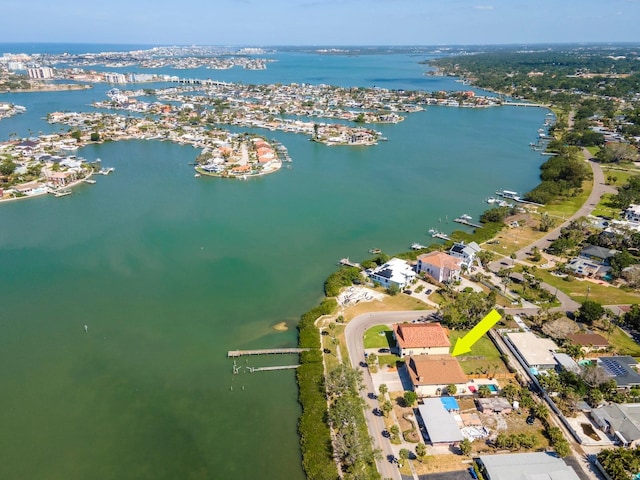 7085 Sunset Dr S Unit A, Saint Petersburg, FL 33707 - aerial overview of property's location with a large body of water