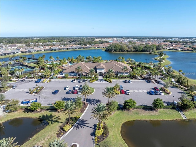 4610 Alexandria Ct, Palmetto, FL 34221 - drone / aerial view featuring a water view