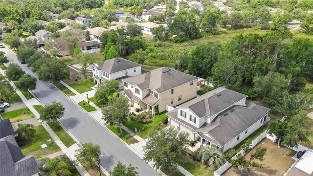 bird's eye view featuring a residential view